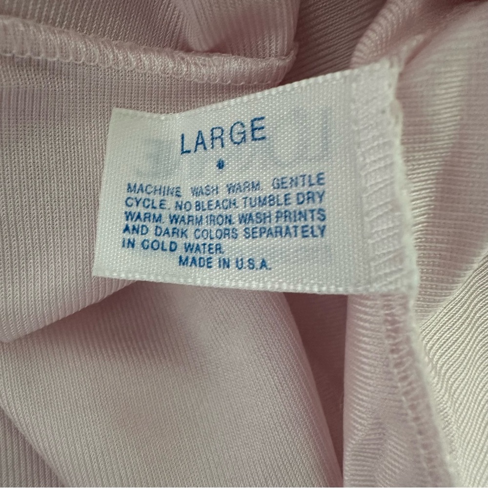 Lorraine pink nightgown size L Women - Picture 7 of 8
